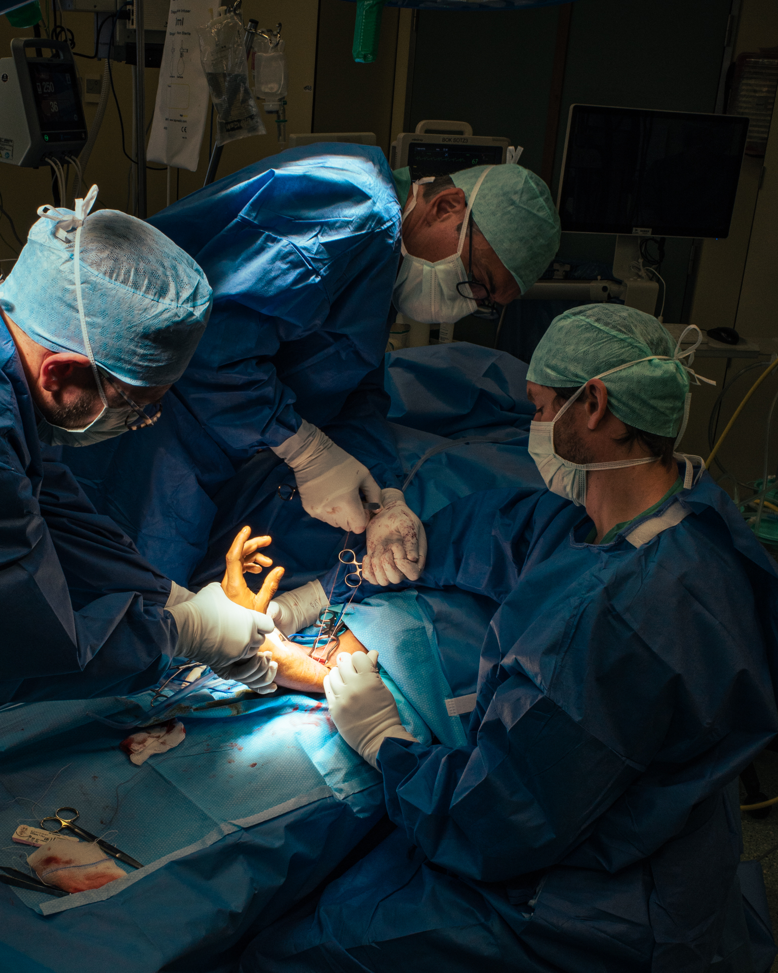 3 months in an orthopedic surgery room